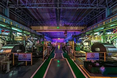 中国宝钢股份冷轧厂C008库区无人化行车项目
赛特科进入国内无人化行车领域的首个项目，也是国内钢铁行业“黑灯工厂”的首创。